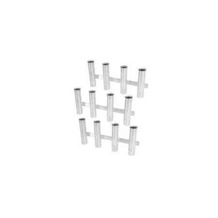 Kahuna Wagons Kahuna Wagons-Set of Three Aluminum Rod Racks-Twelve Total Rod Holders CRT-111